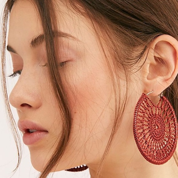 Free People Jewelry - Free People Serefina Sunshine Hoop Earrings